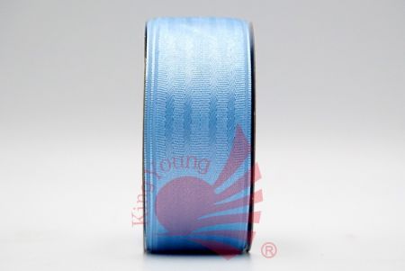 Сатинова тканина з гудзиками_блакитна для дівчаток